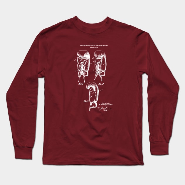 Boxing Glove Patent 1925 Long Sleeve T-Shirt by Joodls